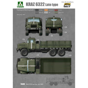 Takom 2022 1/35 Heavy Truck Ukraine KrAz-6322 Late Type
