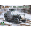 Takom 2131 1/35 U.S. Army 1/4 Ton Armoured Truck Plastic Model Kit
