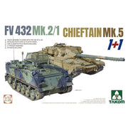 Takom 5008 1/72 FV 432 MK.2/1 + CHIEFTAIN MK.5 (1+1) Plastic Model Kit