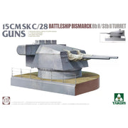 Takom 5014 1/72 15 CMSK C/28 Battleship Bismarck Bb II/Stb II Turret
