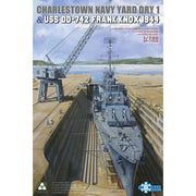 Takom SP7058 1/700 Charlestown Navy Yard Dry Dock 1 and USS DD-742 Frank Knox 1944