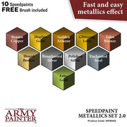 The Army Painter WP8062 Speedpaint Metallic Set 2.0