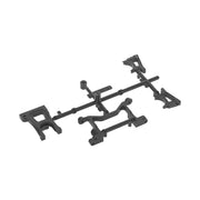 Team Durango 340019 Plastic Steering Brace/Rear Centre Mount & G/Box ins (Discontinued)*
