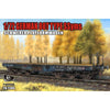 T-Model 1/72 German 80T Type Ssyms Schwerer Plattformwagen Double Kit