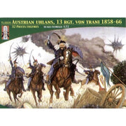 Lucky Toys 7205 1/72 Austrian Uhlans 13th Regiment of Von Trany 1858-66 Plastic Model Kit
