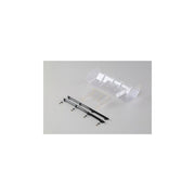TLR 340004 Polycarbonate Wing, Pre Cut,Clear: 8/E/T 4.0