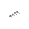 TLR 342007 Magnetic Wheel Nuts (4): 8B/8T