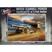 Thunder Models 35212 1/35 British Scammell Pioneer Heavy Artillery Tractor R100 with 7.2 Inch Howitzer