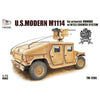 T-Model 1/72 US Modern M1114 Up-Armoured HMMWV with M153 CrowsII System Iron