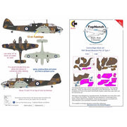 TopNotch M032 1/48 RAF Bristol Beaufort Mk.I Pat B Type 1 Camouflage Pattern Paint Mask