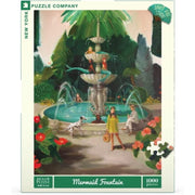 New York Puzzle Company Janet Hill Mermaid Fountain 1000pc Jigsaw Puzzle