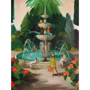 New York Puzzle Company Janet Hill Mermaid Fountain 1000pc Jigsaw Puzzle