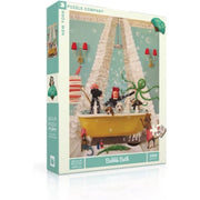 New York Puzzle Company Janet Hill Bubble Bath 1000pc Jigsaw Puzzle