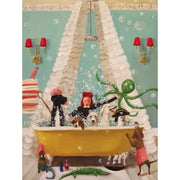 New York Puzzle Company Janet Hill Bubble Bath 1000pc Jigsaw Puzzle