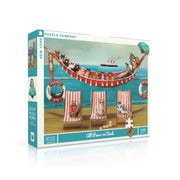 New York Puzzle Company Janet Hill All Paws on Deck 500pc Jigsaw Puzzle