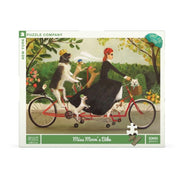 New York Puzzle Company Janet Hill Miss Moons Bike 1000pc Jigsaw Puzzle