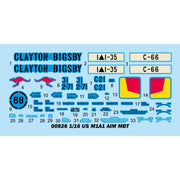 Trumpeter 00926 1/16 US M1A1 Abrams AIM MBT with Australian Decals