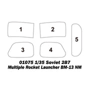Trumpeter 01075 1/35 Soviet 2B7 Multiple Rocket Launcher BM-13 NM