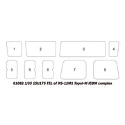 Trumpeter 01082 1/35 Russian RS-12M Intercontinental Ballistic Missile RT-2PM Topol