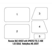 Trumpeter 01086 1/35 Russian BAZ-6403 with ChMZAP-9990-071 trailer