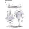 Trumpeter 01317 1/144 F-22A Raptor