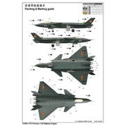 Trumpeter 01663 1/72 CHN J-20 Mighty Dragon Stealth