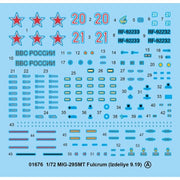 Trumpeter 01676 1/72 MIG-29SMT Fulcrum (Izdeliye 9.19)