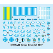 Trumpeter 02359 1/35 German 8.8cm FlaK 36/37