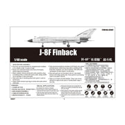 Trumpeter 02847 1/48 Chinese J-8F Finback Interceptor