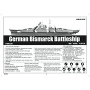 Trumpeter 03702 1/200 German Bismarck Battleship