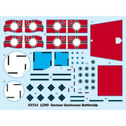 Trumpeter 03714 1/200 German Gneisenau Battleship