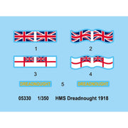 Trumpeter 05330 1/350 HMS Dreadnought 1918