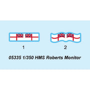 Trumpeter 05335 1/350 HMS Roberts Monitor