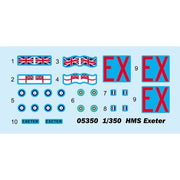 Trumpeter 05350 1/350 HMS Exeter British Heavy Cruiser