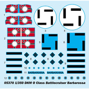 Trumpeter 05370 1/350 DKM O Class Battlecruiser Barbarossa