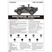 Trumpeter 05534 1/35 German Fennek LGS German Version