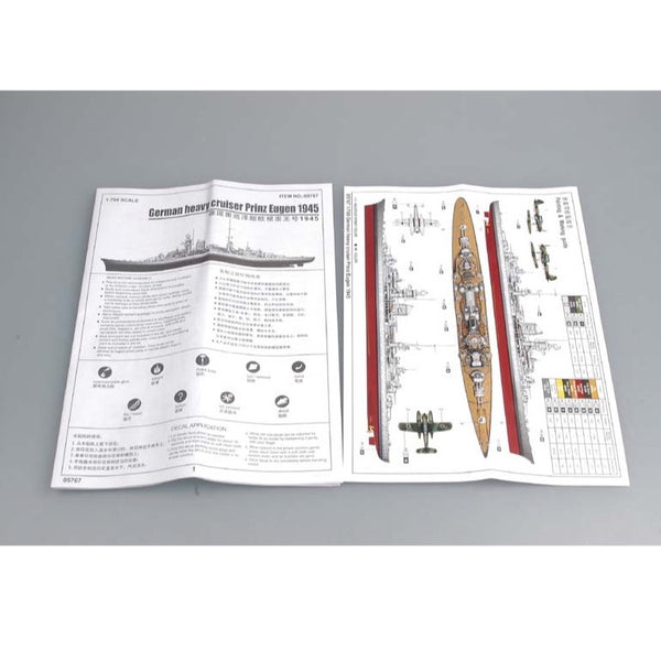 Trumpeter 05767 1/700 German Cruiser Prinz Eugen 1945 – Metro Hobbies