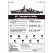 Trumpeter 05768 1/700 USS Colorado BB-45 1944