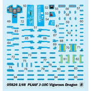 Trumpeter 05826 1/48 PLAAF J-10C Vigorous Dragon