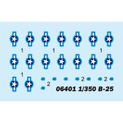 Trumpeter 06401 1/350 B-25 (Pre-painted)