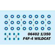 Trumpeter 06402 1/350 F4F-4 WILDCAT(Pre-painted)