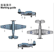 Trumpeter 06408 1/350 TBF Avenger