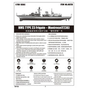 Trumpeter 06720 1/700 British Type 23 Frigate HMS Montrose F236