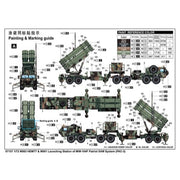 Trumpeter 07157 1/72 M983 HEMTT and M901 Launching Station of MIM-104F Patriot SAM System PAC-3 Plas