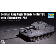 Trumpeter 07160 1/72 German King Tiger Henschel Turret with 105mm kWh L/65