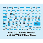 Trumpeter 07177 1/72 US M983 Tractor and AN/TPY-2 X-Band Radar