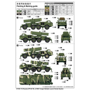 Trumpeter 07180 1/72 Russian 9P140 TEL of 9K57 Uragan Multiple Launch Rocket System