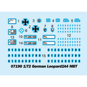 Trumpeter 07190 1/72 German Leopard 2A4 MBT