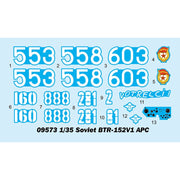 Trumpeter 09573 1/35 Soviet BTR-152V1 APC