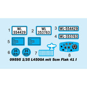 Trumpeter 09595 1/35 German L4500A with 5cm Flak 41 I